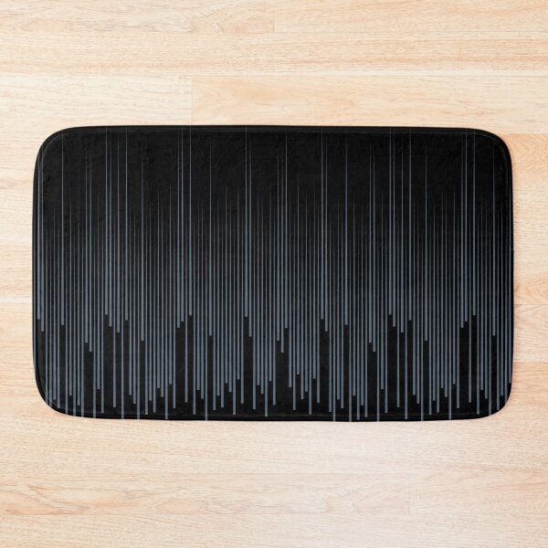 Item preview, Black and Blue Vertical Stripes Line Art Pattern Pairs Valspar 2022 Color of the Year Mountain River 4005-6C - Colour Trends designed and sold by ColorOfTheYears.