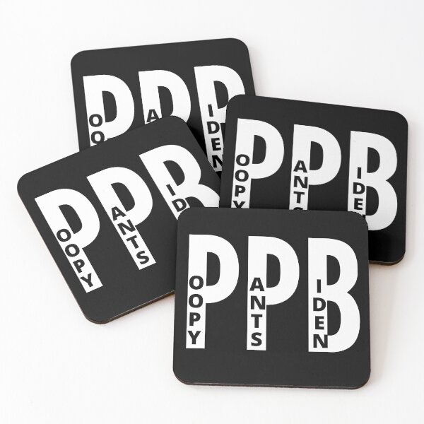 Item preview, Poopy Pants Biden - Black and White Political Funny Saying designed and sold by Vibbin4Life33.