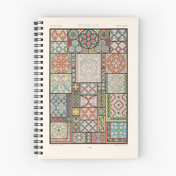 Item preview, Albert Racinet - Vintage Medieval Pattern - Stained Glass Windows  designed and sold by FrostMintStudio.