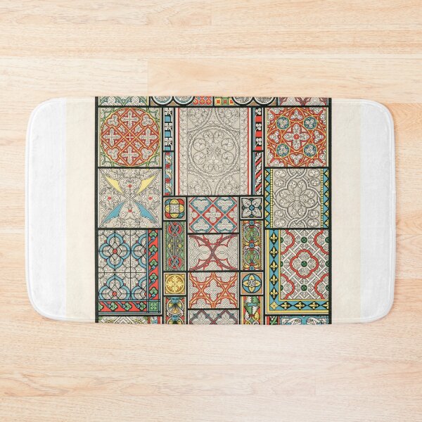 Item preview, Albert Racinet - Vintage Medieval Pattern - Stained Glass Windows  designed and sold by FrostMintStudio.