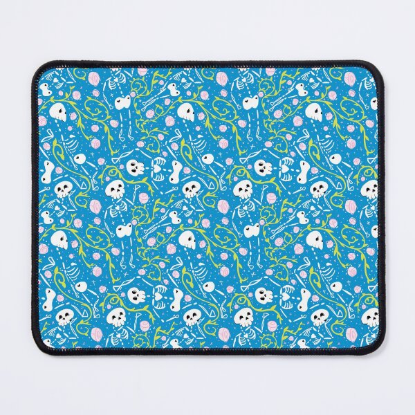 Item preview, Skeletons in Spring - pacific blue - white designed and sold by BrandNameNerd.