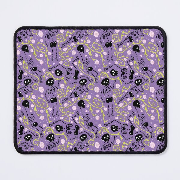 Item preview, Skeletons in Spring - purple mountain majesty - black designed and sold by BrandNameNerd.
