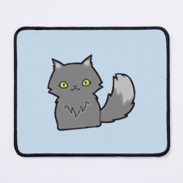 Item preview, Grey Cat in Blue designed and sold by CharlieParke.