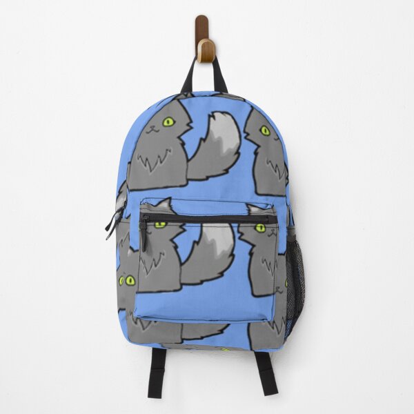 Item preview, Grey Cat in Blue   designed and sold by CharlieParke.