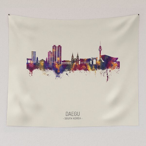 Item preview, Daegu Skyline South Korea designed and sold by ArtPrints.