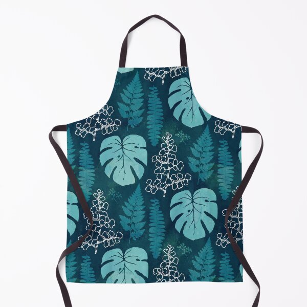 Item preview, Dark green tropical leaves designed and sold by adenaJ.