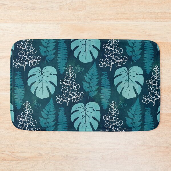 Item preview, Dark green tropical leaves designed and sold by adenaJ.