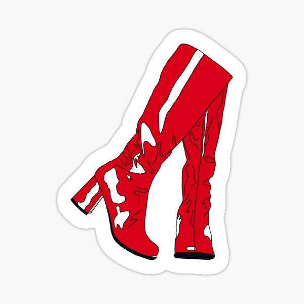 "gogo boots" Sticker for Sale by Agsum16 Redbubble