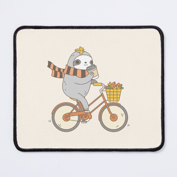 Item preview, Fall Biking Sloth  designed and sold by Miri-Noristudio.