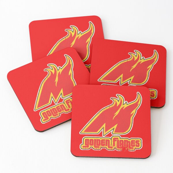 Item preview, MONCTON GOLDEN FLAMES Retro Defunct Ice Hockey designed and sold by ourkid.