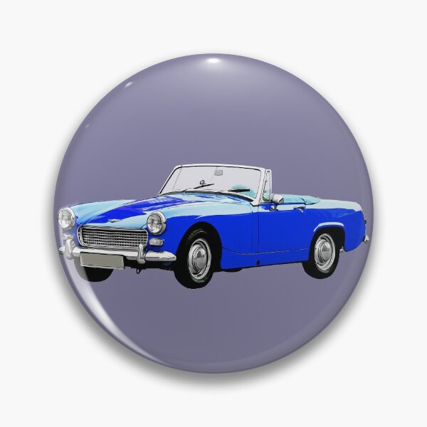Item preview, retro stylish blue car designed and sold by MikaelSh.