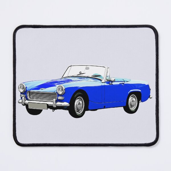 Item preview, retro stylish blue car designed and sold by MikaelSh.