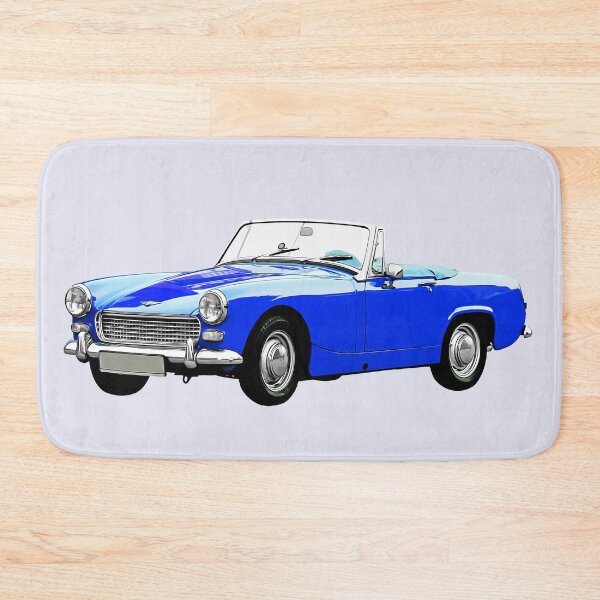 Item preview, retro stylish blue car designed and sold by MikaelSh.