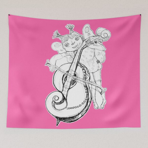 Item preview, Butterfly Angel Playing Cello (Drawing by ACCI) designed and sold by VanyssaGraphics.