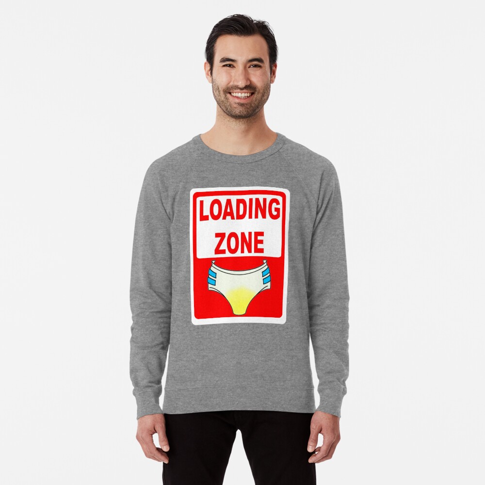 Item preview, Lightweight Sweatshirt designed and sold by DiaperedFancy.