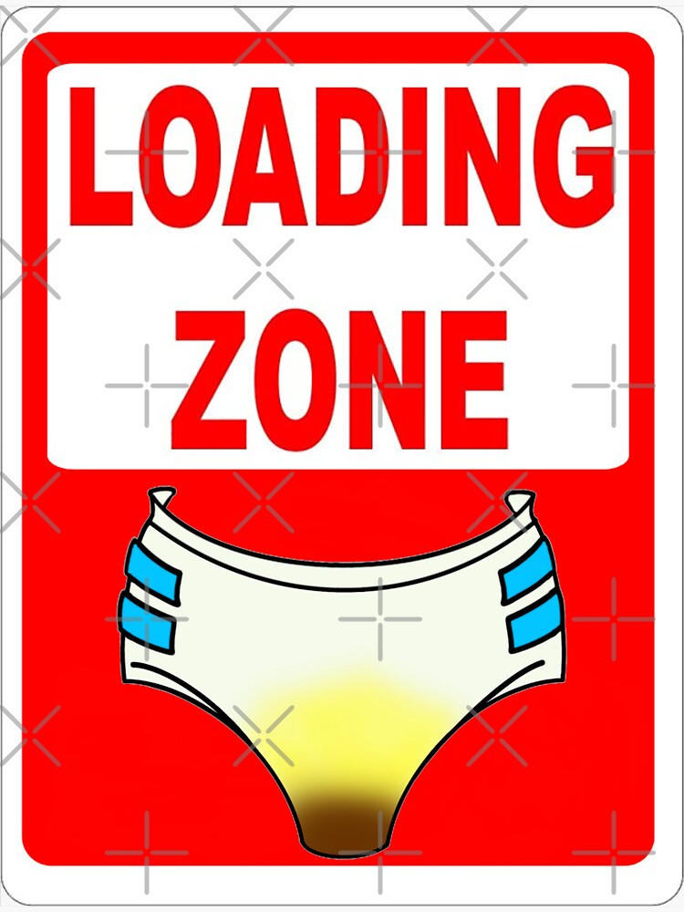 Thumbnail 3 of 3, Sticker, Loading Zone - Mess designed and sold by DiaperedFancy.