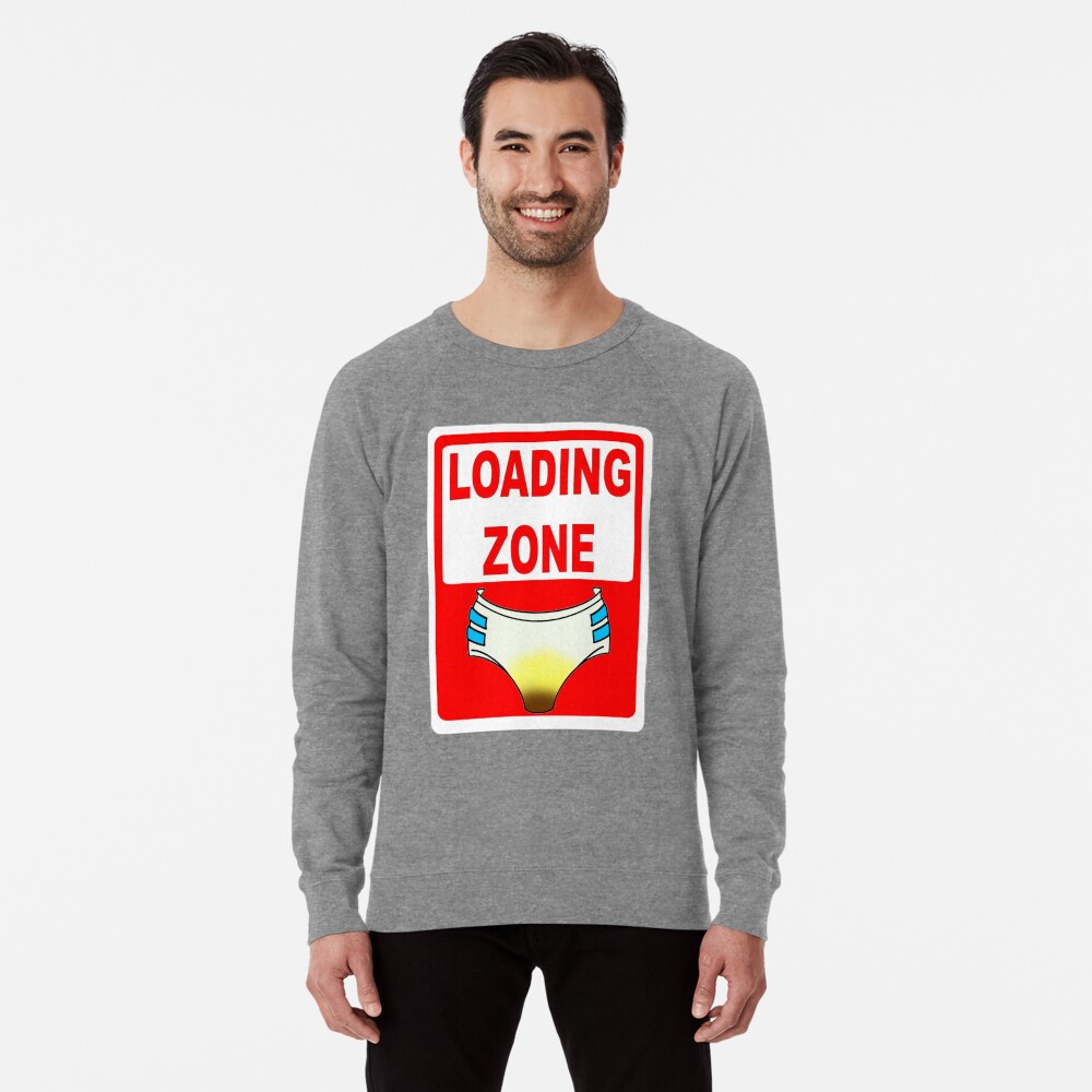 Item preview, Lightweight Sweatshirt designed and sold by DiaperedFancy.