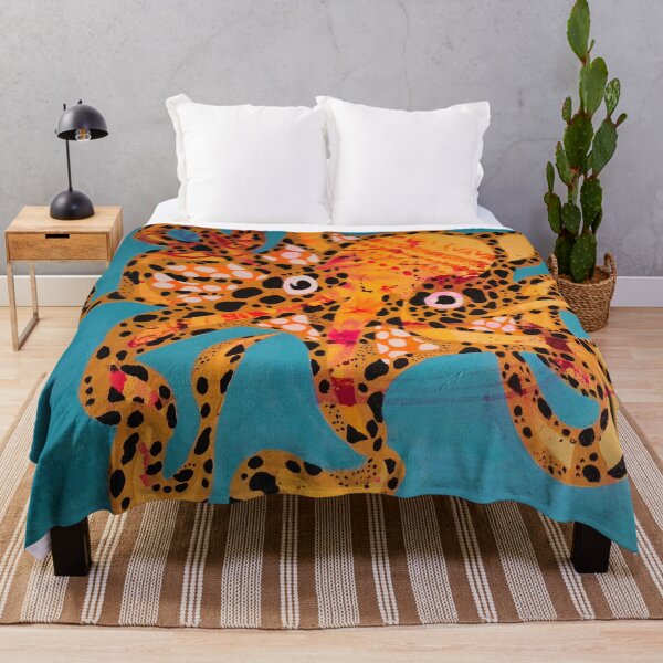Item preview, Abstract octopus beach art designed and sold by Sndabson.