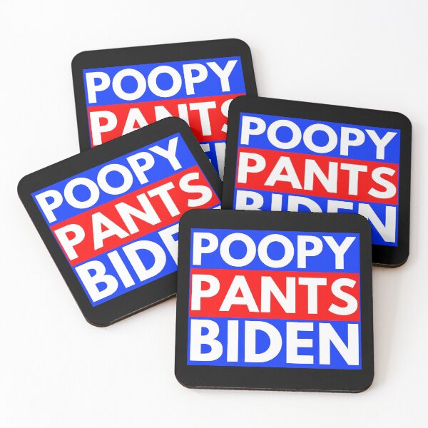 Item preview, Poopy Pants Biden - Block Red White And Blue Political Funny Saying designed and sold by Vibbin4Life33.