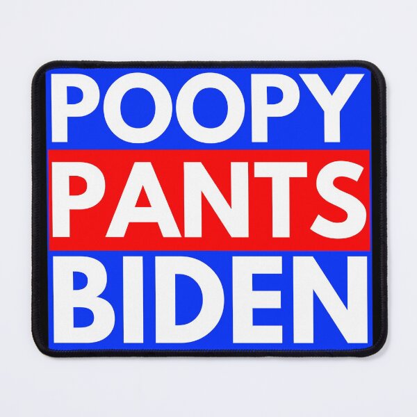Item preview, Poopy Pants Biden - Block Red White And Blue Political Funny Saying designed and sold by Vibbin4Life33.