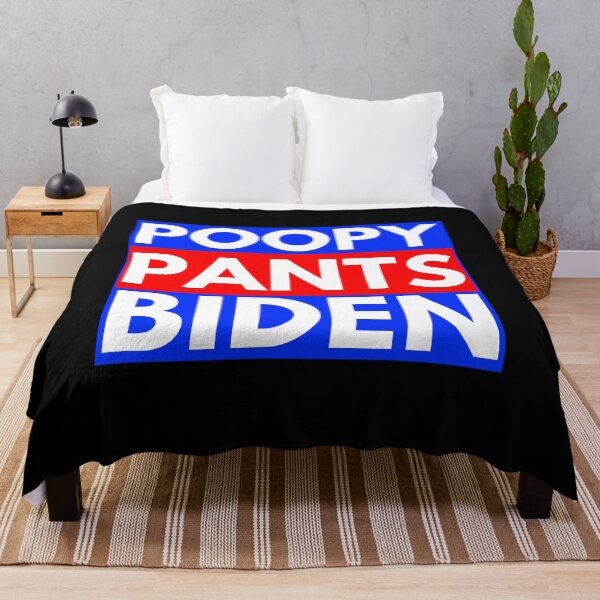 Item preview, Poopy Pants Biden - Block Red White And Blue Political Funny Saying designed and sold by Vibbin4Life33.