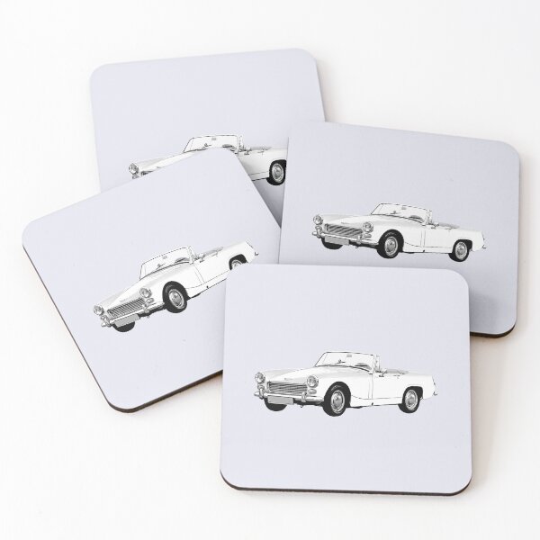 Item preview, retro stylish white car designed and sold by MikaelSh.