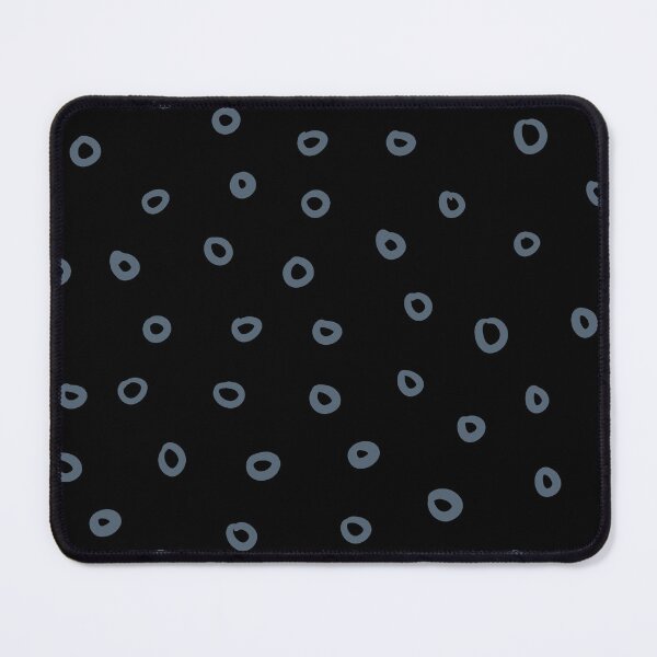 Artikelvorschau, Black and Blue Simple Hoop Circle Pattern Pairs Valspar 2022 Color of the Year Mountain River 4005-6C - Colour Trends entworfen und verkauft von ColorOfTheYears.