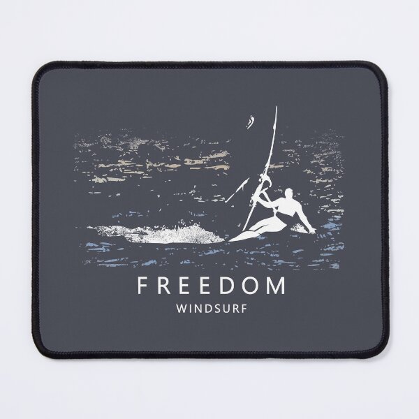 Item preview, Windsurfing FREEDOM Windsurfer Planing over Ocean Sea Waves designed and sold by frenchsalsa.