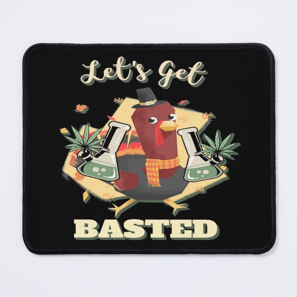 Item preview, Let's Get Basted Funny Pot Cannabis Thanksgiving Turkey Gift designed and sold by Paula Helit.