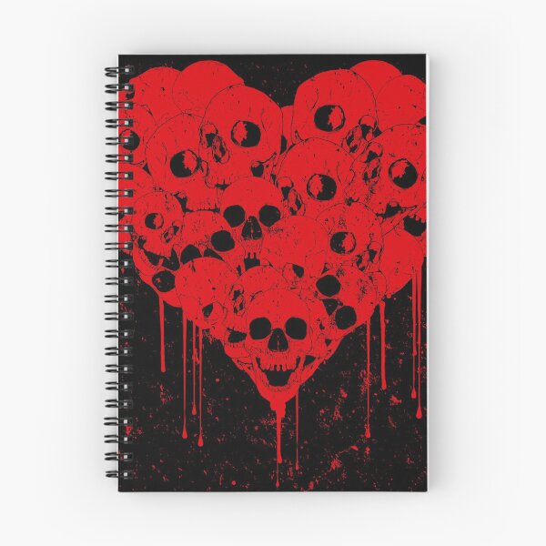 Item preview, Red heart of skulls designed and sold by FirstImpact.
