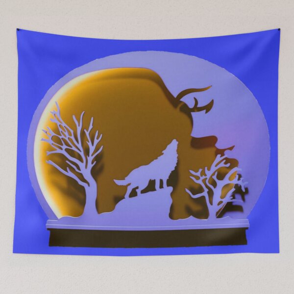Item preview, Wolf print accessories designed and sold by Narayan-P.