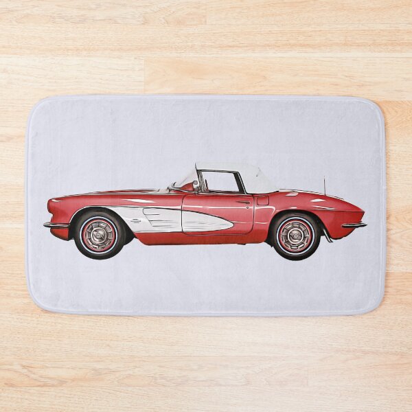Item preview, retro stylish red car designed and sold by MikaelSh.