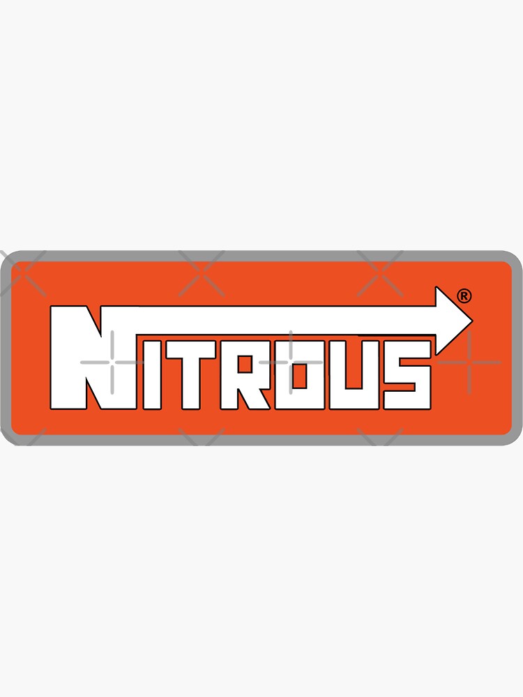 "NOS Nitrous Oxide Systems Fan Art Logo" Sticker for Sale by