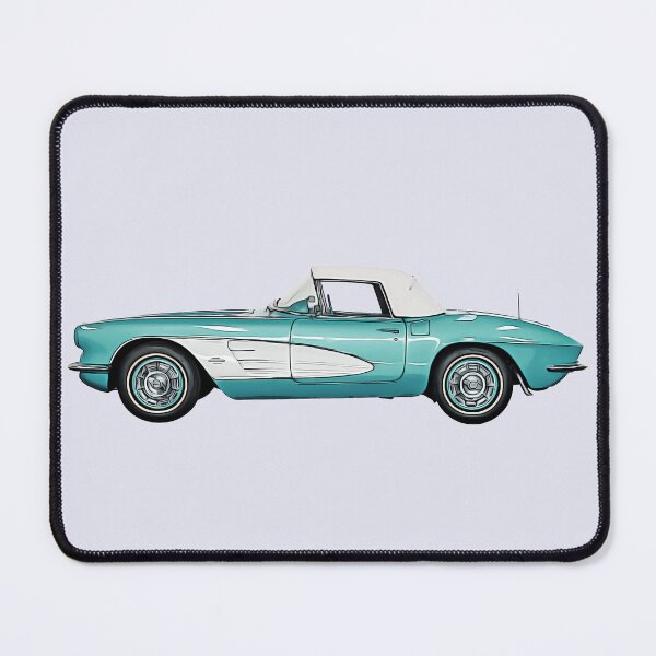 Item preview, retro stylish green car designed and sold by MikaelSh.