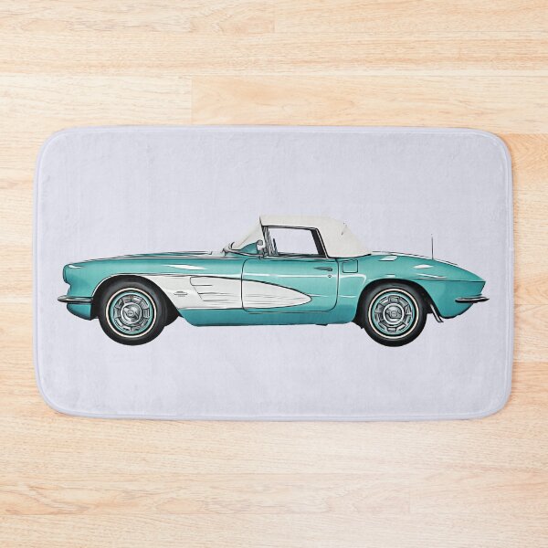 Item preview, retro stylish green car designed and sold by MikaelSh.