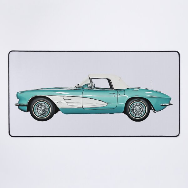 Item preview, retro stylish green car designed and sold by MikaelSh.