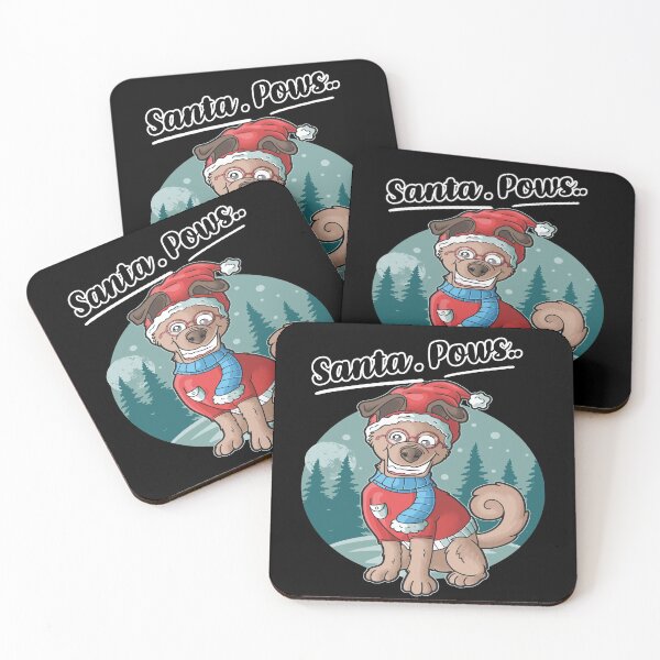 Item preview, Cute Santa Dog on Christmas Night Funny Christmas Gift Idea  designed and sold by justbejoker.