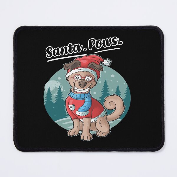 Item preview, Cute Santa Dog on Christmas Night Funny Christmas Gift Idea designed and sold by justbejoker.