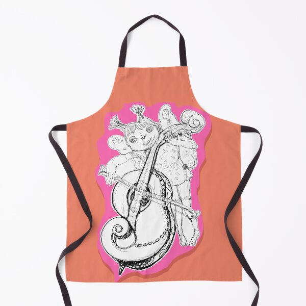 Item preview, Butterfly Angel Playing Cello (Drawing by ACCI) designed and sold by VanyssaGraphics.