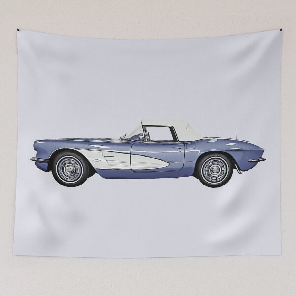 Item preview, retro stylish purple car designed and sold by MikaelSh.