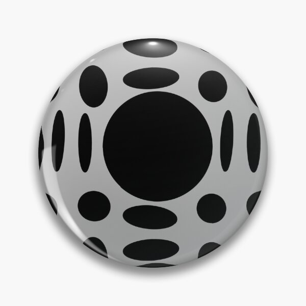 Item preview, Black cercle abstract pattern designed and sold by Efekan Turker.