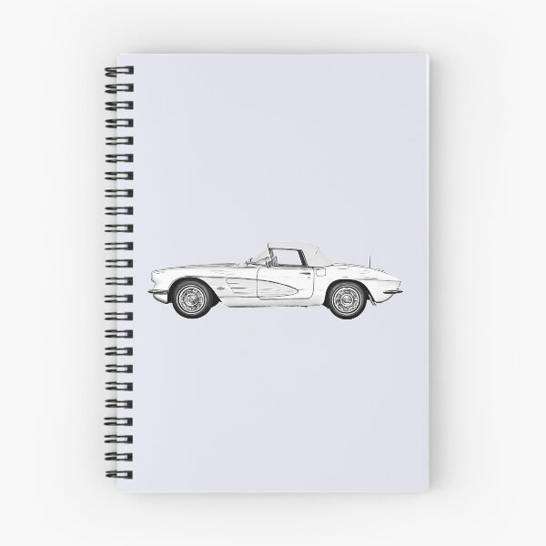 Item preview,  retro stylish white car designed and sold by MikaelSh.