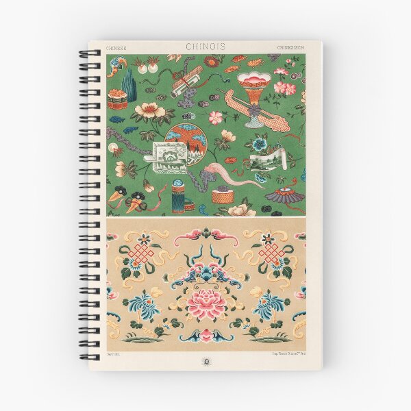 Item preview, Copia de Albert Racinet - Vintage Oriental Japanese Chinese Pattern / Print designed and sold by FrostMintStudio.