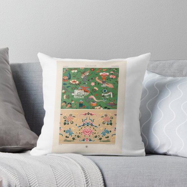 Item preview, Copia de Albert Racinet - Vintage Oriental Japanese Chinese Pattern / Print designed and sold by FrostMintStudio.