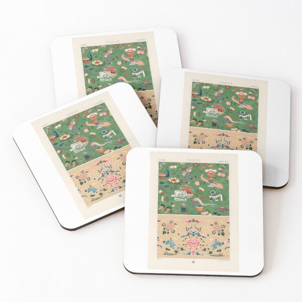 Item preview, Copia de Albert Racinet - Vintage Oriental Japanese Chinese Pattern / Print designed and sold by FrostMintStudio.