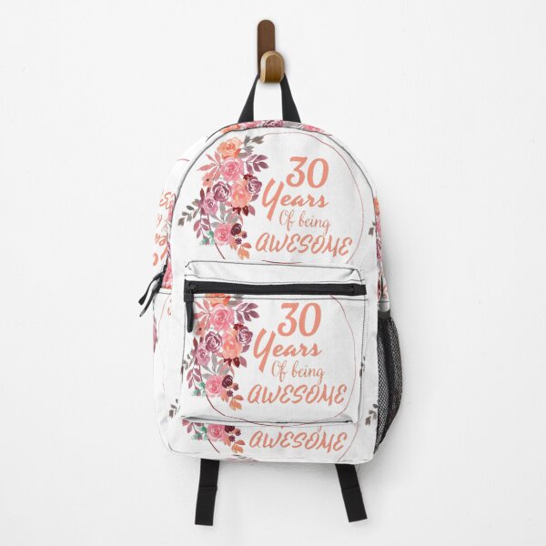 Item preview, 30 Years Of Being Awesome Floral 30th Birthday designed and sold by NishiiAgrawal.