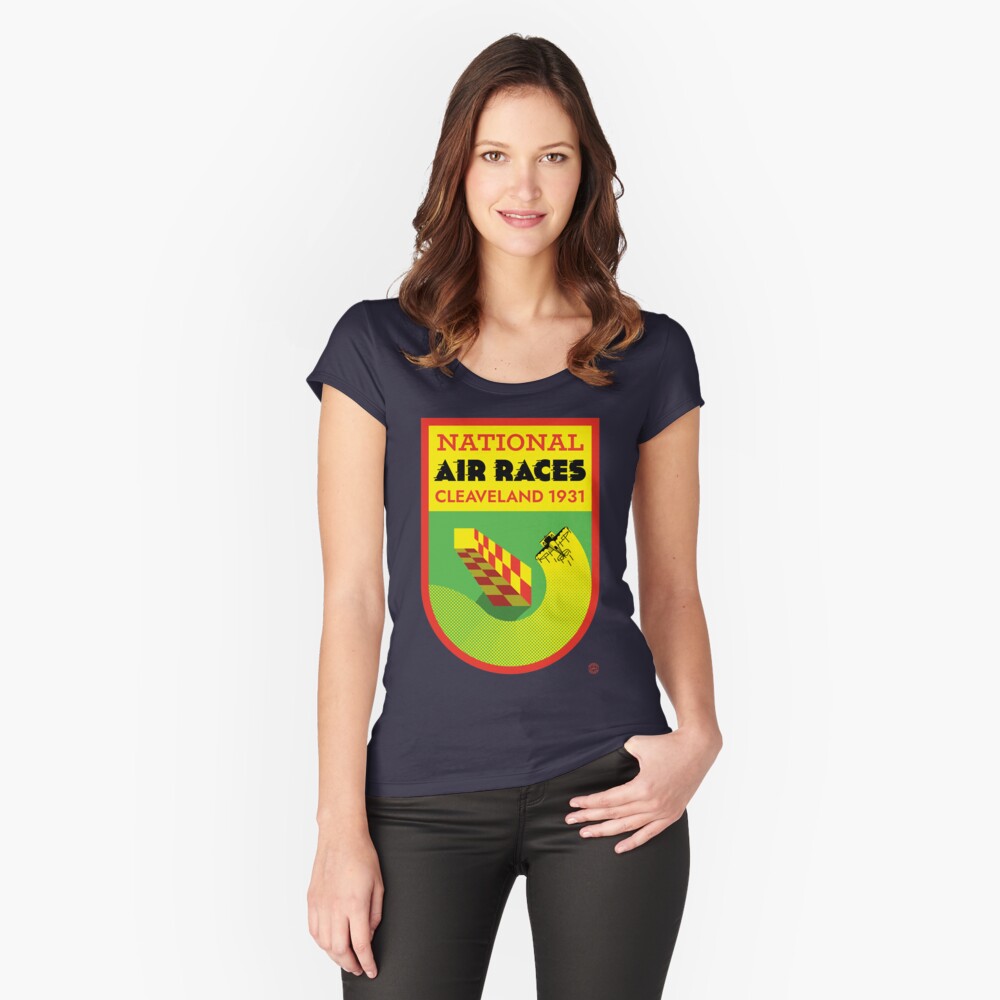 Item preview, Fitted Scoop T-Shirt designed and sold by Aeronautdesign.