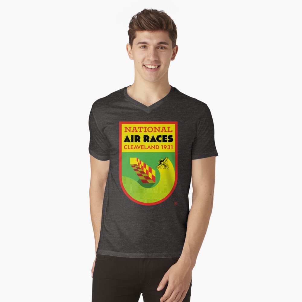 Item preview, V-Neck T-Shirt designed and sold by Aeronautdesign.