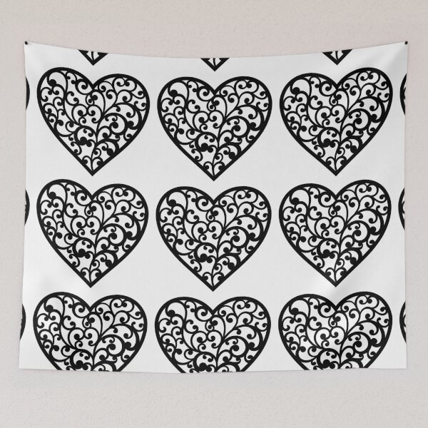 Item preview, Minimalist Art of the Black Heart designed and sold by HybridoStore.