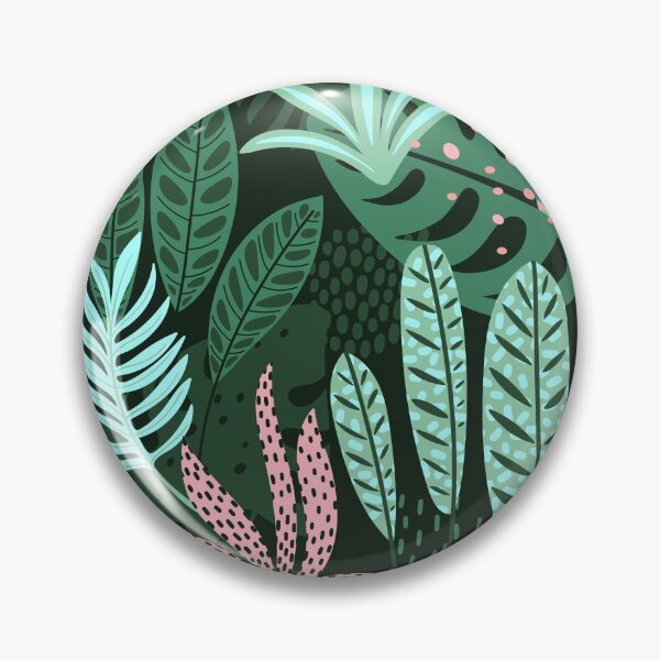 Item preview, Jungle Tropical Vibe Leafy Pattern designed and sold by urban-color.